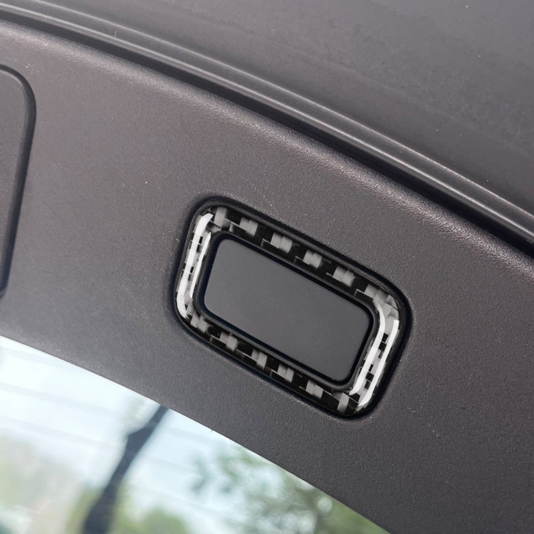 For Jaguar F-TYPE 2013+ Left And Right Drive Universal Trunk Button Sticker(Red) by buy2fix