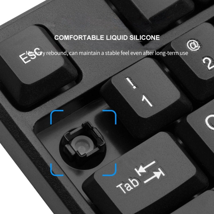 K-Snake K001 Wired Keyboard And Mouse Set Desktop Computer Keyboard, Style: Without Mouse - Wired Keyboard by K-Snake | Online Shopping UK | buy2fix