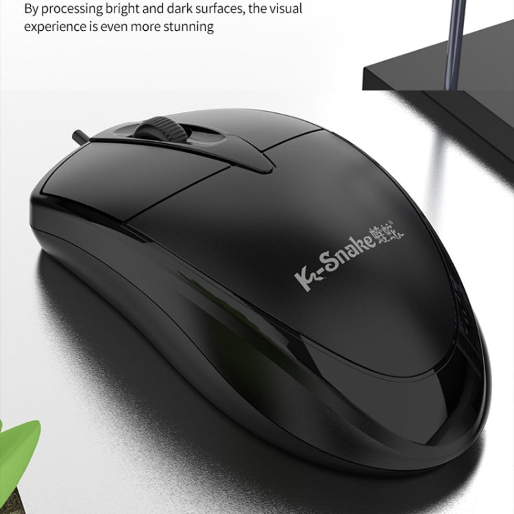 K-Snake K001 Wired Keyboard And Mouse Set Desktop Computer Keyboard, Style: Without Mouse - Wired Keyboard by K-Snake | Online Shopping UK | buy2fix