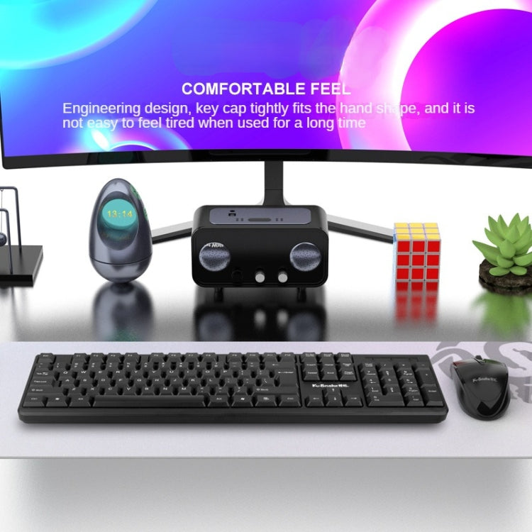 K-Snake K001 Wired Keyboard And Mouse Set Desktop Computer Keyboard, Style: Without Mouse - Wired Keyboard by K-Snake | Online Shopping UK | buy2fix