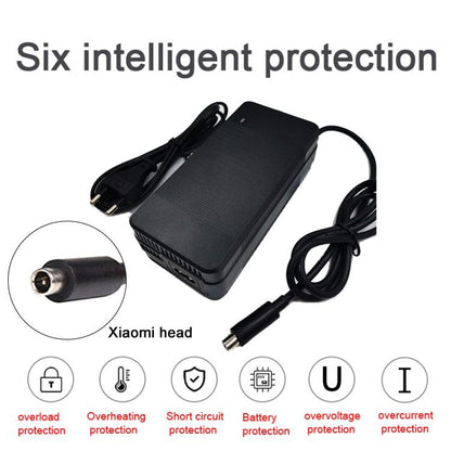 42V 4A Electric Scooter Charger Fan Type 36V Lithium Battery Charger UK Plug - Accessories & Parts by buy2fix | Online Shopping UK | buy2fix