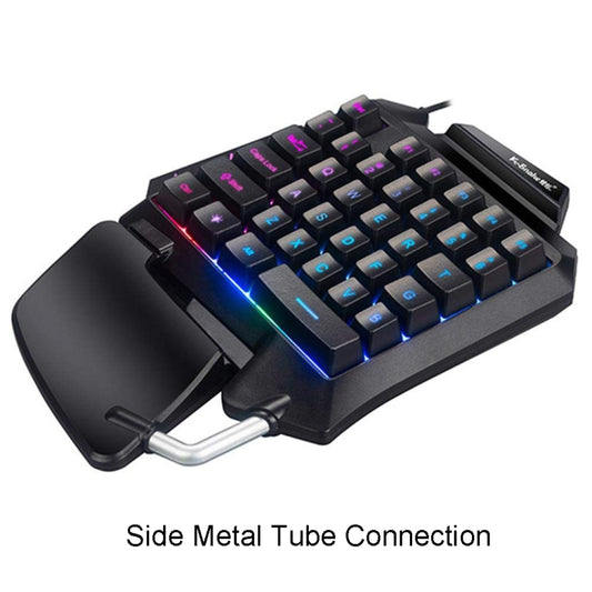 K-Snake G92 Single Small Keyboard Mobile Games Luminous Robotic Machine Sensory Game Keyboard(Black) - Mini Keyboard by K-Snake | Online Shopping UK | buy2fix