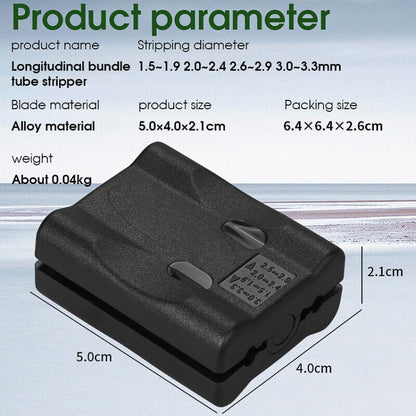 FTTH Fiber Optical Stripper Loose Tube Longitudinal Cable Stripper 1.5-3.3MM by buy2fix