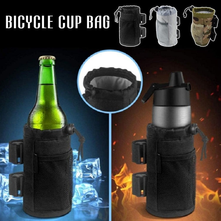 Bicycle Water Cup Holder Stroller Hanging Bottle Bag(Grey) by buy2fix