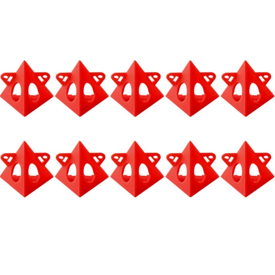 10pcs/Pack Woodworking Paint Pyramid Stands Cone Support Stand(Red)
