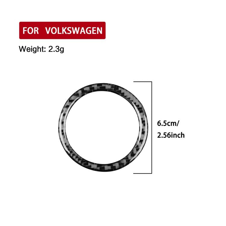 For Volkswagen Sagitar 2019-2023 Left-hand Drive Headlight Switch Decorative Sticker(Red) - Car Interior Mouldings by buy2fix | Online Shopping UK | buy2fix