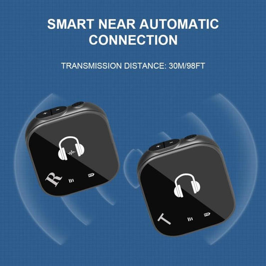 5.8G Wireless In Ear Monitor System Dual-Earphone Monitoring, Spec: Single Transmitter - Microphone by buy2fix | Online Shopping UK | buy2fix