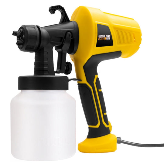 HILDA High Voltage Motorized Paint Spray Tool Portable And Detachable, Specification: With Anti-Touch Switch US Plug Yellow