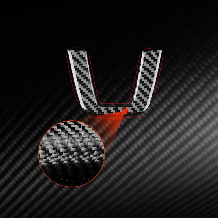 For Volkswagen Sagitar 2019-2023 Left-hand Drive Steering Wheel Chin Decoration Sticker(Black) - Car Interior Mouldings by buy2fix | Online Shopping UK | buy2fix