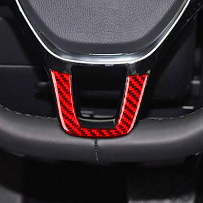 For Volkswagen Sagitar 2019-2023 Left-hand Drive Steering Wheel Chin Decoration Sticker(Red) - Car Interior Mouldings by buy2fix | Online Shopping UK | buy2fix