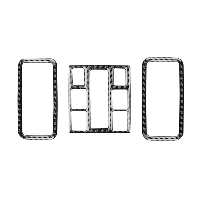 For Volkswagen Sagitar 2019-2023 3pcs /Set Left-hand Drive Reading Light Button Sticker(Black) - Car Interior Mouldings by buy2fix | Online Shopping UK | buy2fix