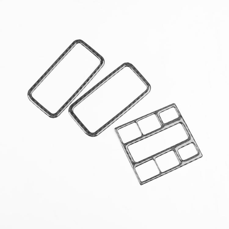 For Volkswagen Sagitar 2019-2023 3pcs /Set Left-hand Drive Reading Light Button Sticker(Red) - Car Interior Mouldings by buy2fix | Online Shopping UK | buy2fix