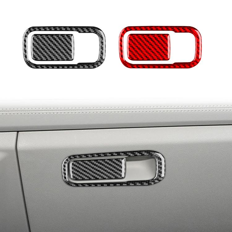 For Volkswagen Sagitar 2019-2023 2pcs /Set Left-hand Drive Co-pilot Handle Panel Sticker(Red) - Car Interior Mouldings by buy2fix | Online Shopping UK | buy2fix