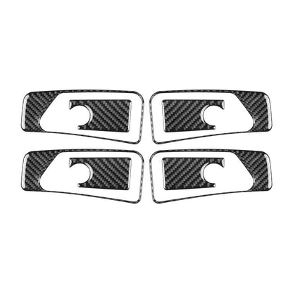For Mercedes-Benz G-Class W463 8pcs /Set Inner Handle Set Stickers(Black) - Car Interior Mouldings by buy2fix | Online Shopping UK | buy2fix