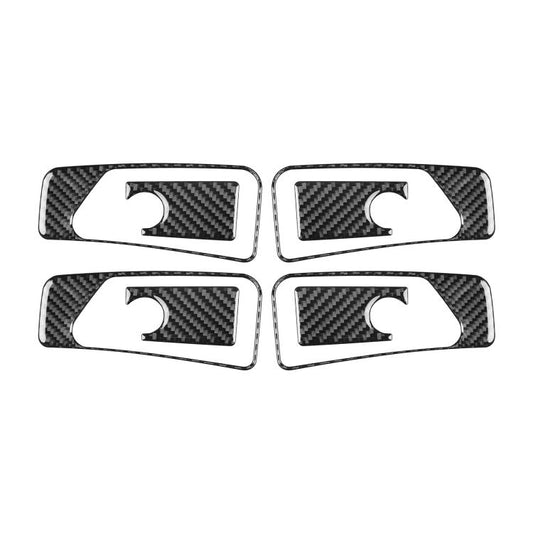 For Mercedes-Benz G-Class W463 8pcs /Set Inner Handle Set Stickers(Black) - Car Interior Mouldings by buy2fix | Online Shopping UK | buy2fix