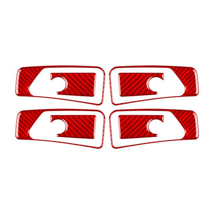 For Mercedes-Benz G-Class W463 8pcs /Set Inner Handle Set Stickers(Red) - Car Interior Mouldings by buy2fix | Online Shopping UK | buy2fix