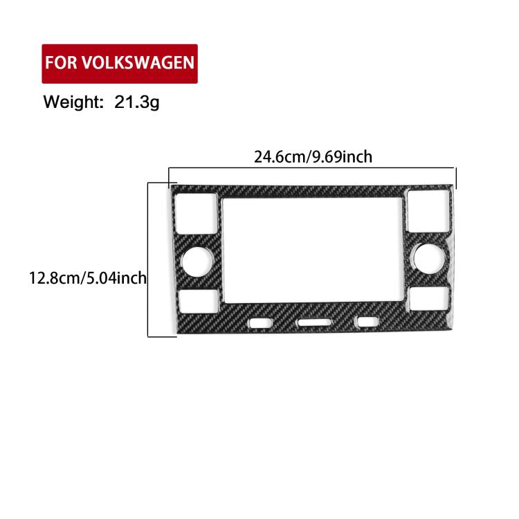 For Volkswagen Sagitar 2019-2023 Left-hand Drive Multimedia Panel Sticker(Red) - Car Interior Mouldings by buy2fix | Online Shopping UK | buy2fix