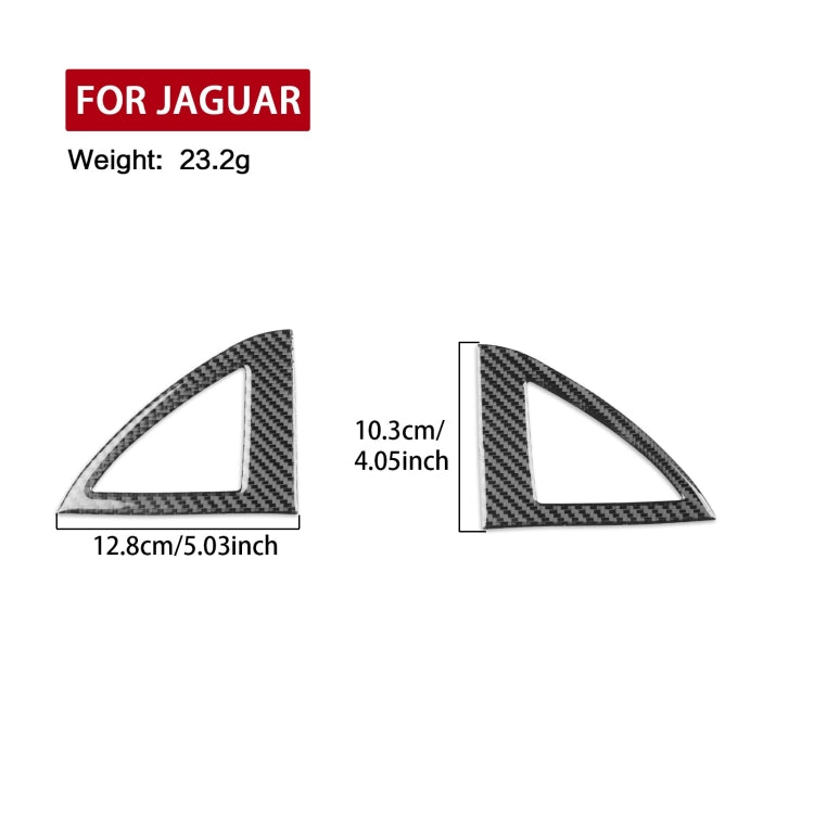 For Jaguar F-TYPE 2013+ Universal Inner A-pillar Speaker Cover For Both Left And Right Driving(Black) by buy2fix