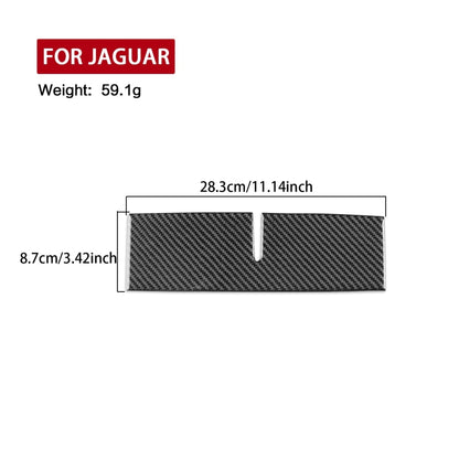 For Jaguar F-TYPE 2013+ Universal Center Console Sticker For Left And Right Drive(Black) by buy2fix