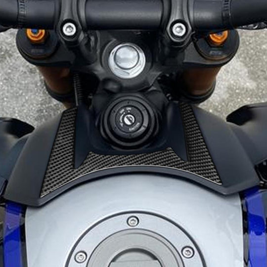 For 2021-2023 Yamaha MT-09 2pcs /Set Door Lock Stickers(Black)