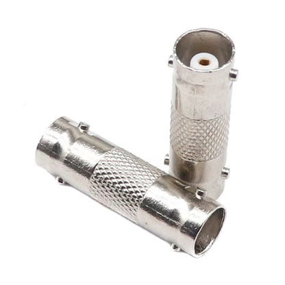 10pcs BNC Female To Female Straight Through Adaptor Surveillance Dual Pass-Through Connector by buy2fix