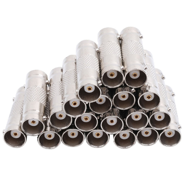 10pcs BNC Female To Female Straight Through Adaptor Surveillance Dual Pass-Through Connector by buy2fix