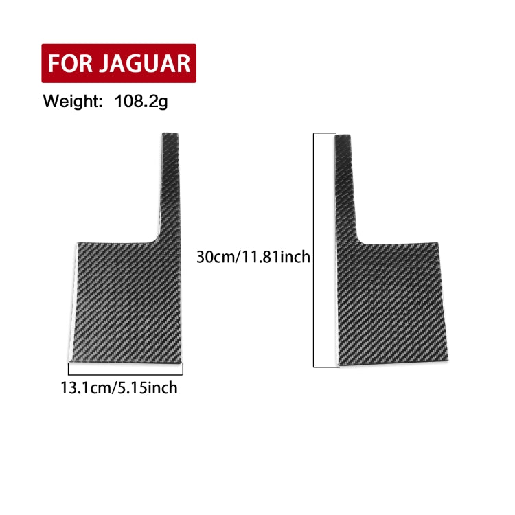 For Jaguar F-TYPE 2013+ Left And Right Drive Universal Instrument Center Air Vent Sticker(Red) by buy2fix