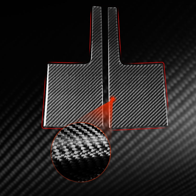 For Jaguar F-TYPE 2013+ Left And Right Drive Universal Instrument Center Air Vent Sticker(Black) by buy2fix