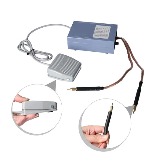 Portable 18650 Battery Spot Welder 5000W High Power Handheld Spot Welding Machine, Style: Automatic Version US Plug by buy2fix