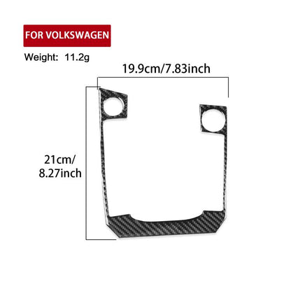 For Volkswagen Sagitar 2019-2023 B Model Left-Hand Drive Gear Panel Sticker(Red) - Car Interior Mouldings by buy2fix | Online Shopping UK | buy2fix