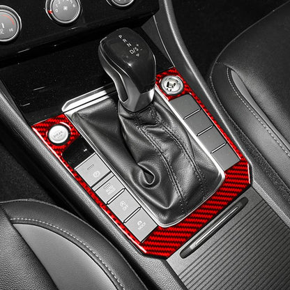 For Volkswagen Sagitar 2019-2023 B Model Left-Hand Drive Gear Panel Sticker(Black) - Car Interior Mouldings by buy2fix | Online Shopping UK | buy2fix