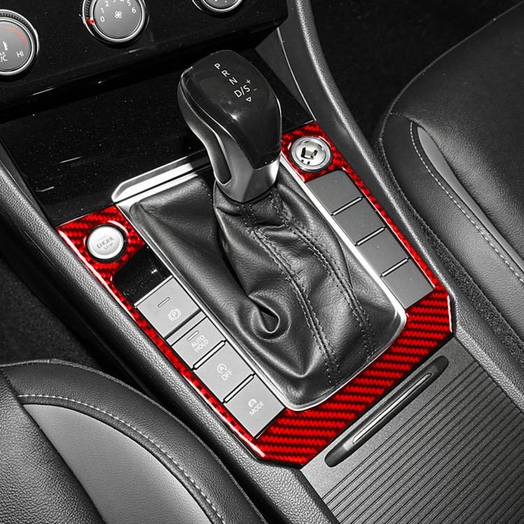 For Volkswagen Sagitar 2019-2023 B Model Left-Hand Drive Gear Panel Sticker(Red) - Car Interior Mouldings by buy2fix | Online Shopping UK | buy2fix