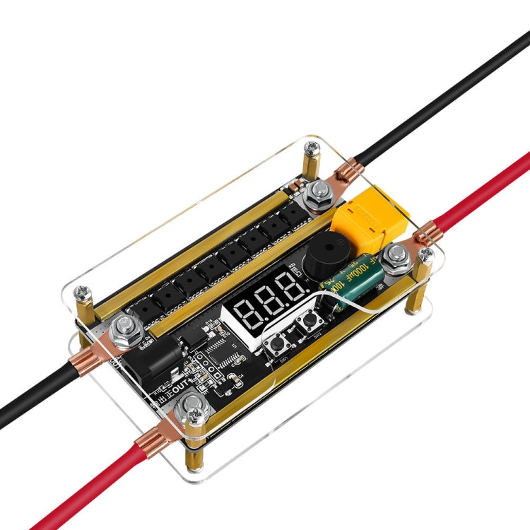 GX591 Full Functional Version 12V Handheld Portable 18650 Mobile Lithium Battery Point Welding Machine, Style: With Acrylic Shell - Others by buy2fix | Online Shopping UK | buy2fix