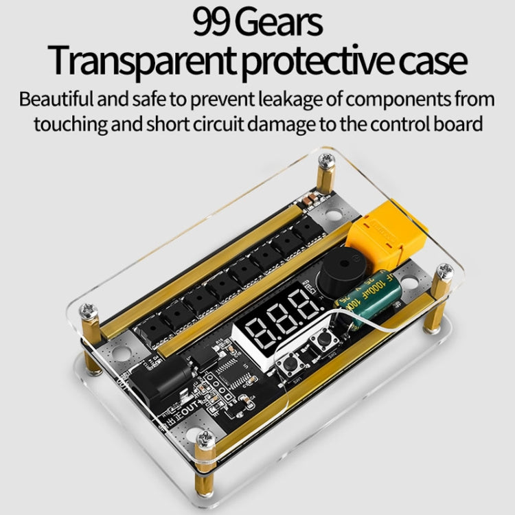 GX591 Full Functional Version 12V Handheld Portable 18650 Mobile Lithium Battery Point Welding Machine, Style: With Acrylic Shell - Others by buy2fix | Online Shopping UK | buy2fix