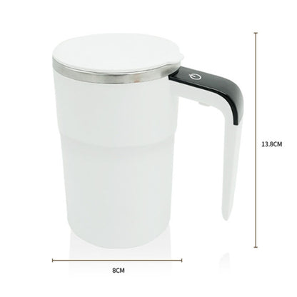 JB-01 Intelligent Temperature Measuring Magnetic LCD Digital Display Automatic Mixing Cup(White) - Coffee Machine & Accessories by buy2fix | Online Shopping UK | buy2fix