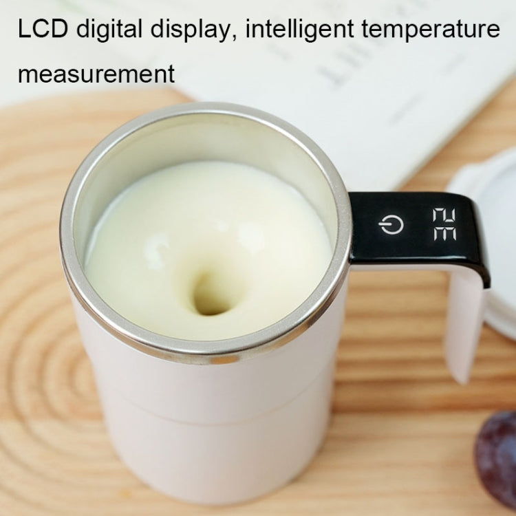 JB-01 Intelligent Temperature Measuring Magnetic LCD Digital Display Automatic Mixing Cup(White) - Coffee Machine & Accessories by buy2fix | Online Shopping UK | buy2fix
