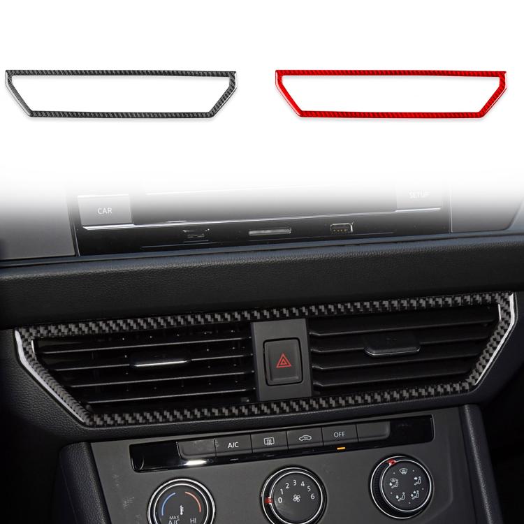 For Volkswagen Sagitar 2019-2023 Left-hand Drive Central Control Air Outlet Sticker(Black) - Car Interior Mouldings by buy2fix | Online Shopping UK | buy2fix