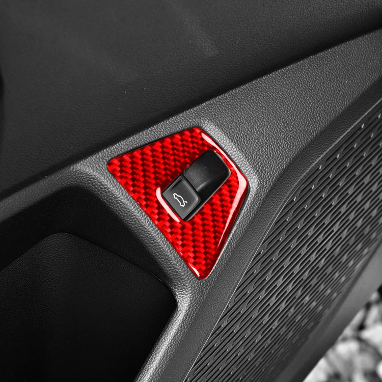 For Volkswagen Sagitar 2019-2023 Left-hand Drive Trunk Switch Decoration Sticker(Black) - Car Interior Mouldings by buy2fix | Online Shopping UK | buy2fix