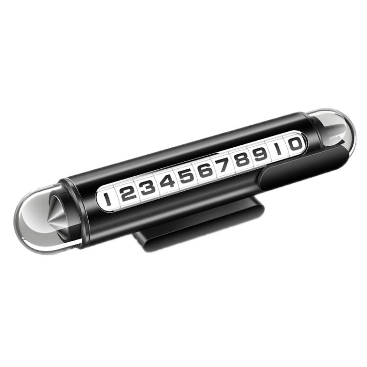 Hidden Roller Temporary Number Parking Sign Metal Safety Hammer(Black) - Parking Card by buy2fix | Online Shopping UK | buy2fix