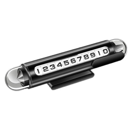 Hidden Roller Temporary Number Parking Sign Metal Safety Hammer(Black) - Parking Card by buy2fix | Online Shopping UK | buy2fix