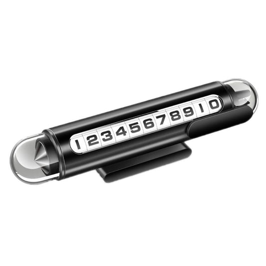 Hidden Roller Temporary Number Parking Sign Metal Safety Hammer(Black) - Parking Card by buy2fix | Online Shopping UK | buy2fix
