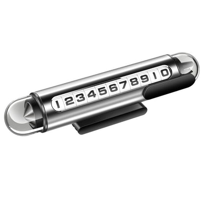 Hidden Roller Temporary Number Parking Sign Metal Safety Hammer(Silver) - Parking Card by buy2fix | Online Shopping UK | buy2fix