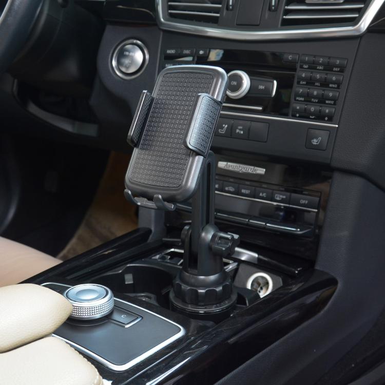 Car Water Cup Holder Mobile Phone Holder(Black) - Universal Car Holders by buy2fix | Online Shopping UK | buy2fix