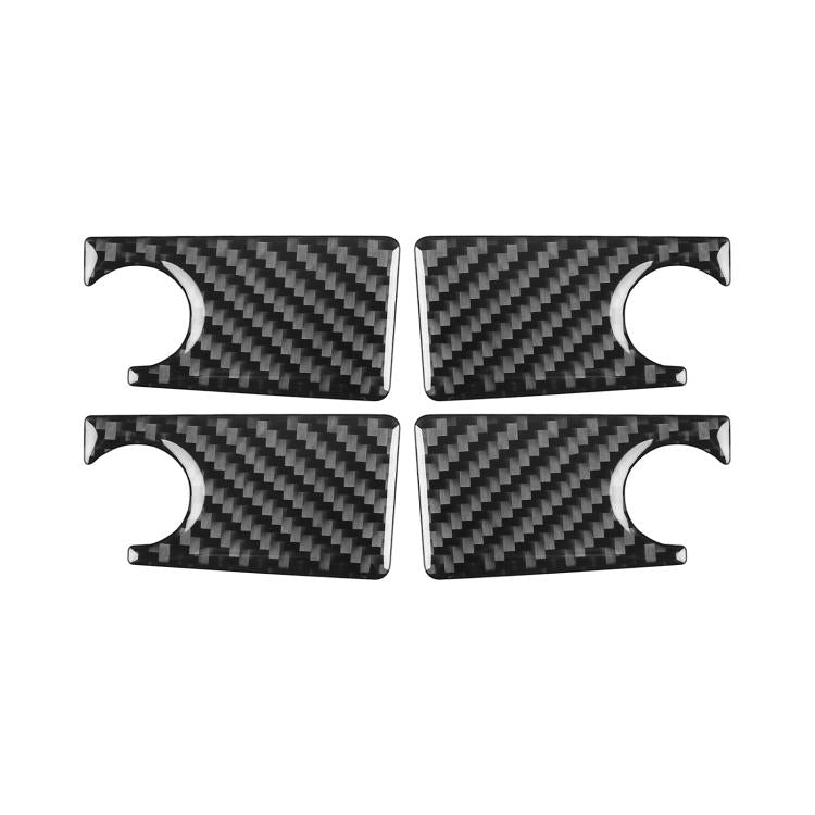For Mercedes-Benz G-Class W463 4pcs /Set Inner Door Bowl Sticker(Black) - Car Interior Mouldings by buy2fix | Online Shopping UK | buy2fix