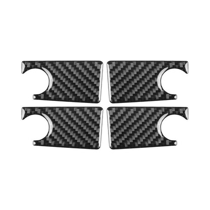 For Mercedes-Benz G-Class W463 4pcs /Set Inner Door Bowl Sticker(Black) - Car Interior Mouldings by buy2fix | Online Shopping UK | buy2fix