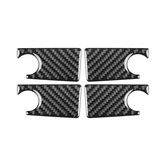 For Mercedes-Benz G-Class W463 4pcs /Set Inner Door Bowl Sticker(Black) - Car Interior Mouldings by buy2fix | Online Shopping UK | buy2fix