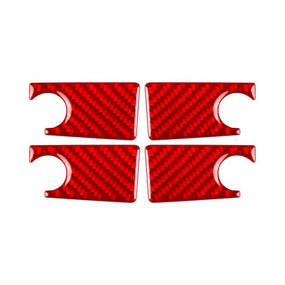 For Mercedes-Benz G-Class W463 4pcs /Set Inner Door Bowl Sticker(Red) - Car Interior Mouldings by buy2fix | Online Shopping UK | buy2fix