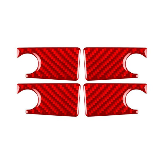 For Mercedes-Benz G-Class W463 4pcs /Set Inner Door Bowl Sticker(Red) - Car Interior Mouldings by buy2fix | Online Shopping UK | buy2fix