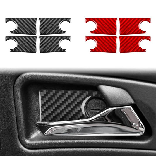 For Mercedes-Benz G-Class W463 4pcs /Set Inner Door Bowl Sticker(Red) - Car Interior Mouldings by buy2fix | Online Shopping UK | buy2fix