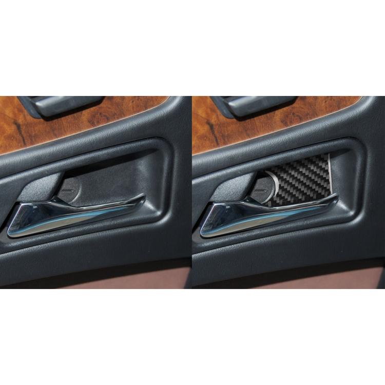 For Mercedes-Benz G-Class W463 4pcs /Set Inner Door Bowl Sticker(Black) - Car Interior Mouldings by buy2fix | Online Shopping UK | buy2fix